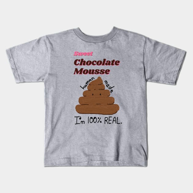 sweet chocolate mousse Kids T-Shirt by zzzozzo